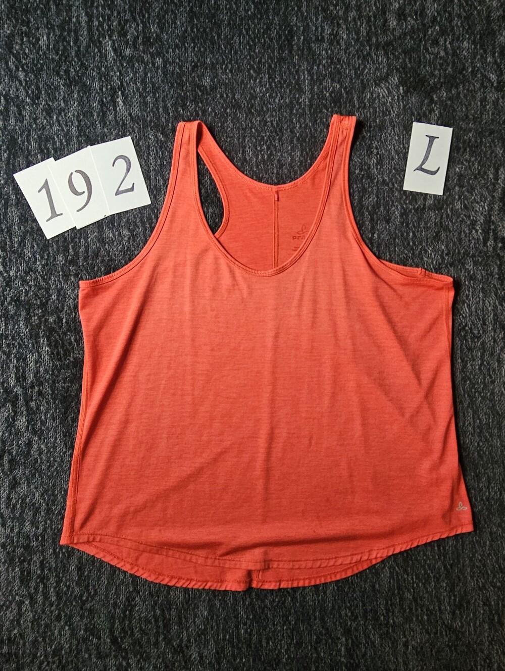 Prana Women's Lightweight Red Tank Top - Size L